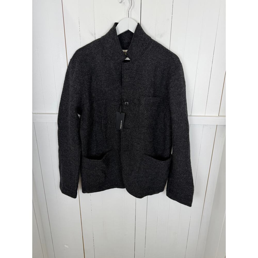 Buck Mason Black Overcoat